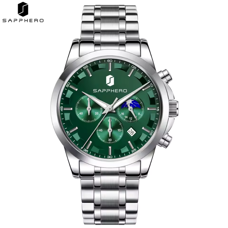 SAPPHERO Vanguard Silver Green - A Synthesis of Function and Form