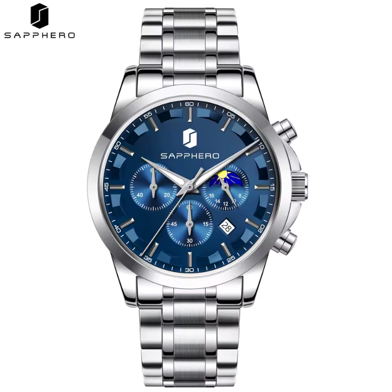 SAPPHERO Vanguard Silver Blue - A Synthesis of Function and Form