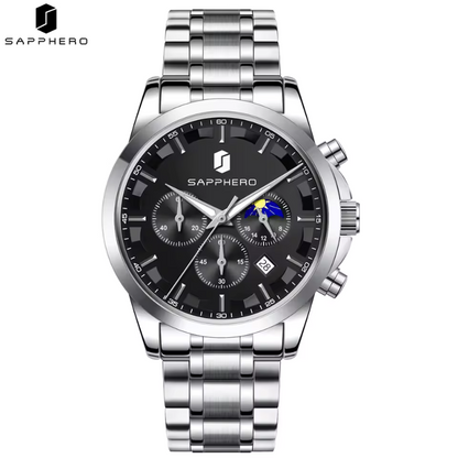SAPPHERO Vanguard Silver Black - A Synthesis of Function and Form