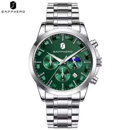 SAPPHERO Vanguard Silver Green - A Synthesis of Function and Form