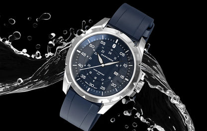 SAPPHERO Men Watch Luxury Quartz Clock 50M Waterproof Imported Movement Stainless Steel Watch Men's Gift Wristwatch