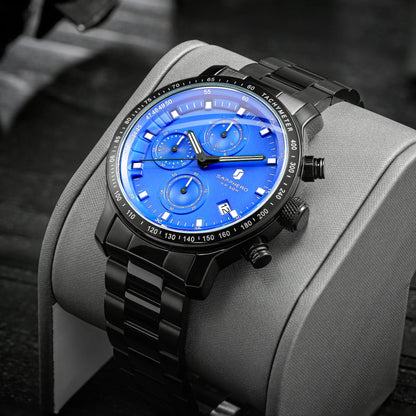SAPPHERO Business Watch  Date Men's Wristwatch Simple Stainless Steel Watches 50m Waterproof Clock 2025 New Fashion Men's Gifts