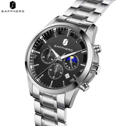 SAPPHERO Vanguard Silver Black - A Synthesis of Function and Form