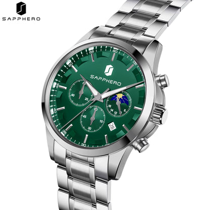SAPPHERO Vanguard Silver Green - A Synthesis of Function and Form