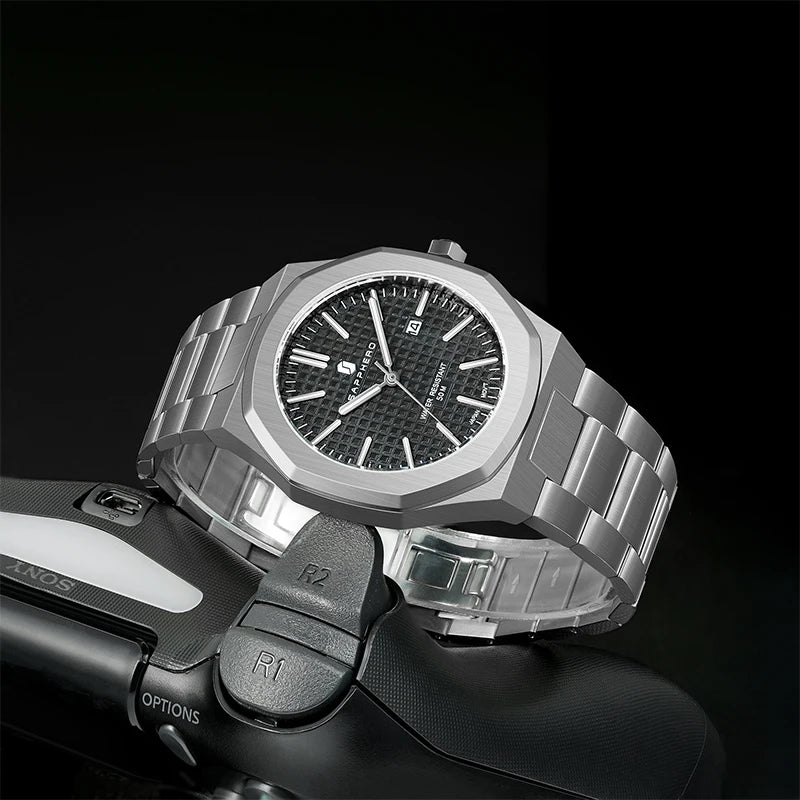 SAPPHERO Men's Watches Classic Business Watches Stainless Steel Watches High-end Clocks Imported Movements Sports Wristwatch