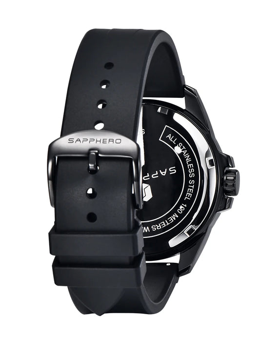 SAPPHERO Men Watch Luxury Quartz Clock 50M Waterproof Imported Movement Stainless Steel Watch Men's Gift Wristwatch